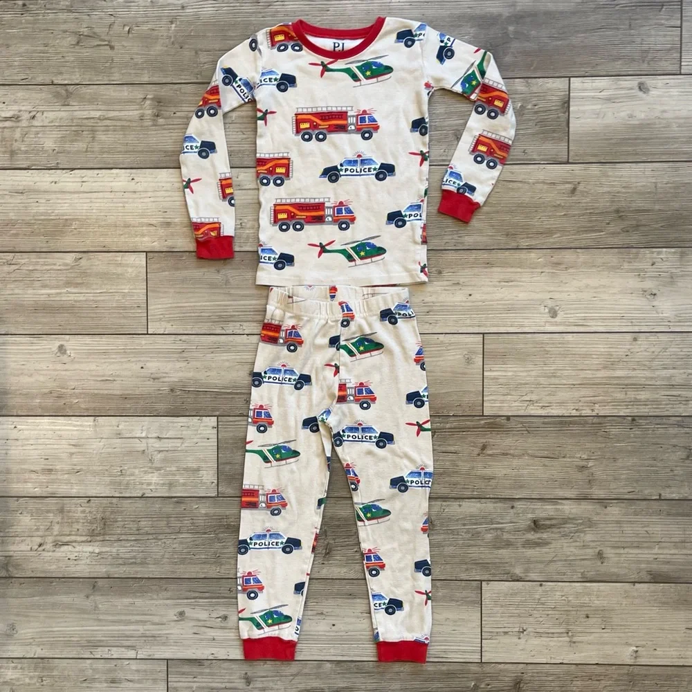 The Children’s Place | Rescue Vehicle Snug Fit Cotton Pajamas | Size: 5T